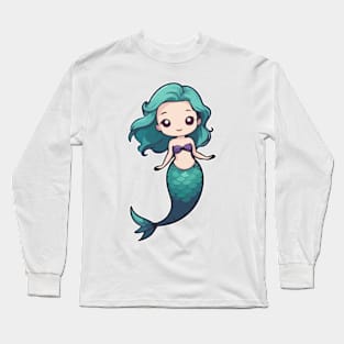 Cute Mermaid Long Sleeve T-Shirt